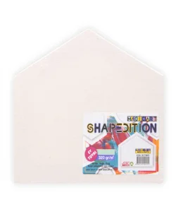 Supertrend Shapedition Beşgen Ev Tuval 15x12 cm.