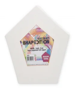 Supertrend Shapedition Beşgen Tuval 20 cm.
