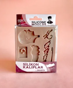 Supertrend Silicone Moulds Silikon Epoksi ve Polimer Kil Kalıbı ATATURK SET