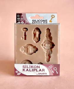 Supertrend Silicone Moulds Silikon Epoksi ve Polimer Kil Kalıbı KEY SET