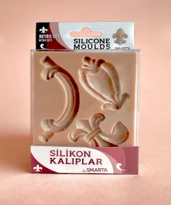 Supertrend Silicone Moulds Silikon Epoksi ve Polimer Kil Kalıbı RETRO SET
