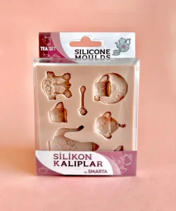 Supertrend Silicone Moulds Silikon Epoksi ve Polimer Kil Kalıbı TEA SET