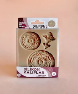 Supertrend Silicone Moulds Silikon Epoksi ve Polimer Kil Kalıbı VINTAGE SET