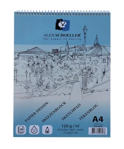 Supertrend Spiralli Eskiz Çizim Defteri 120 gr. A4 40 yp.