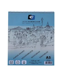 Supertrend Spiralli Eskiz Çizim Defteri 120 gr. A5 40 yp.