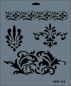 Supertrend Stencil Boyama Şablonu 25x35 cm. NEW-118