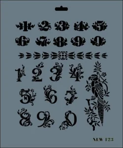 Supertrend Stencil Boyama Şablonu 25x35 cm. NEW-123