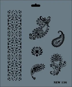 Supertrend Stencil Boyama Şablonu 25x35 cm. NEW-136