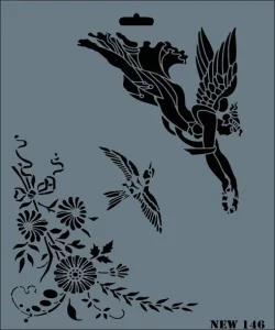 Supertrend Stencil Boyama Şablonu 25x35 cm. NEW-146