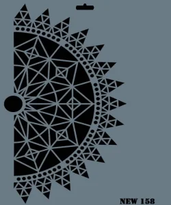 Supertrend Stencil Boyama Şablonu 25x35 cm. NEW-158