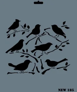 Supertrend Stencil Boyama Şablonu 25x35 cm. NEW-185