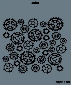 Supertrend Stencil Boyama Şablonu 25x35 cm. NEW-199