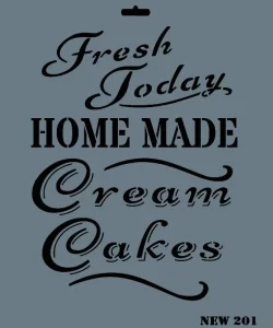 Supertrend Stencil Boyama Şablonu 25x35 cm. NEW-201