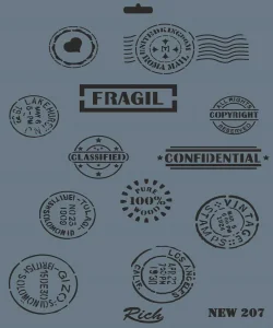 Supertrend Stencil Boyama Şablonu 25x35 cm. NEW-207