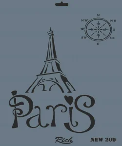 Supertrend Stencil Boyama Şablonu 25x35 cm. NEW-209