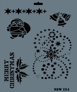 Supertrend Stencil Boyama Şablonu 25x35 cm. NEW-224