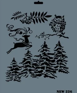 Supertrend Stencil Boyama Şablonu 25x35 cm. NEW-226