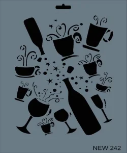 Supertrend Stencil Boyama Şablonu 25x35 cm. NEW-242