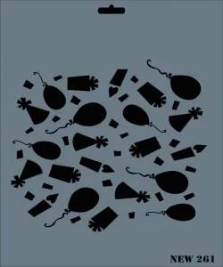 Supertrend Stencil Boyama Şablonu 25x35 cm. NEW-261