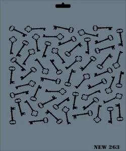 Supertrend Stencil Boyama Şablonu 25x35 cm. NEW-263