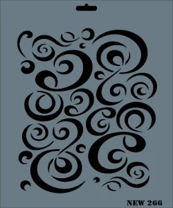 Supertrend Stencil Boyama Şablonu 25x35 cm. NEW-266