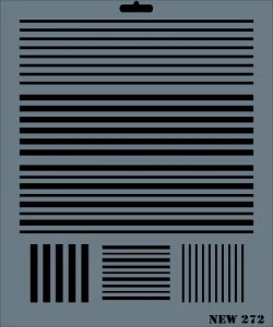 Supertrend Stencil Boyama Şablonu 25x35 cm. NEW-272