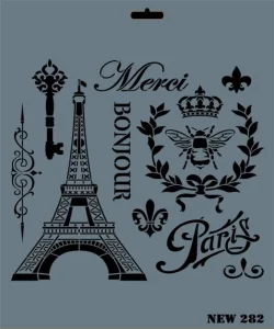 Supertrend Stencil Boyama Şablonu 25x35 cm. NEW-282