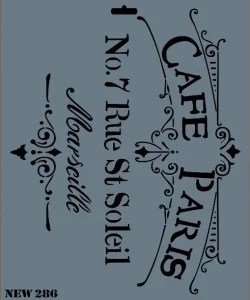 Supertrend Stencil Boyama Şablonu 25x35 cm. NEW-286