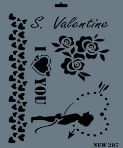 Supertrend Stencil Boyama Şablonu 25x35 cm. NEW-287