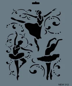 Supertrend Stencil Boyama Şablonu 25x35 cm. NEW-312