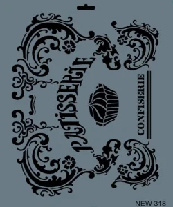 Supertrend Stencil Boyama Şablonu 25x35 cm. NEW-318