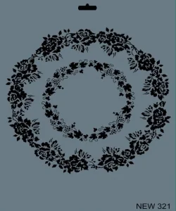 Supertrend Stencil Boyama Şablonu 25x35 cm. NEW-321