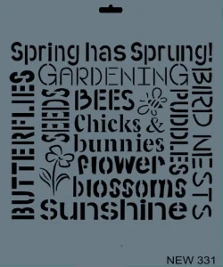 Supertrend Stencil Boyama Şablonu 25x35 cm. NEW-331