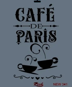 Supertrend Stencil Boyama Şablonu 25x35 cm. NEW-341