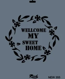 Supertrend Stencil Boyama Şablonu 25x35 cm. NEW-355