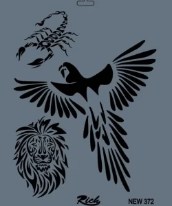 Supertrend Stencil Boyama Şablonu 25x35 cm. NEW-372