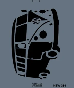 Supertrend Stencil Boyama Şablonu 25x35 cm. NEW-384