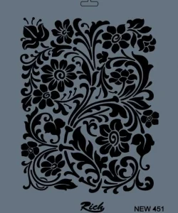 Supertrend Stencil Boyama Şablonu 25x35 cm. NEW-451