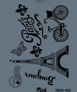 Supertrend Stencil Boyama Şablonu 25x35 cm. NEW-452