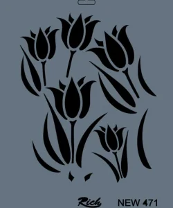 Supertrend Stencil Boyama Şablonu 25x35 cm. NEW-471