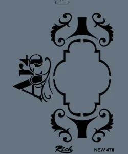 Supertrend Stencil Boyama Şablonu 25x35 cm. NEW-478