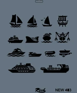 Supertrend Stencil Boyama Şablonu 25x35 cm. NEW-483