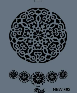 Supertrend Stencil Boyama Şablonu 25x35 cm. NEW-492