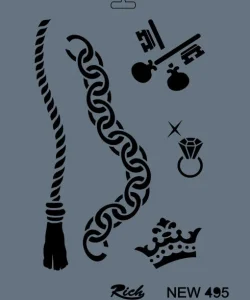 Supertrend Stencil Boyama Şablonu 25x35 cm. NEW-495