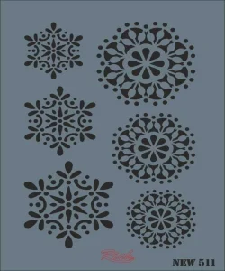 Supertrend Stencil Boyama Şablonu 25x35 cm. NEW-511