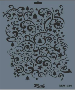 Supertrend Stencil Boyama Şablonu 25x35 cm. NEW-526