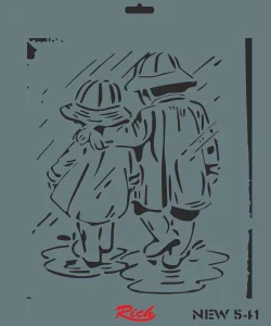 Supertrend Stencil Boyama Şablonu 25x35 cm. NEW-541