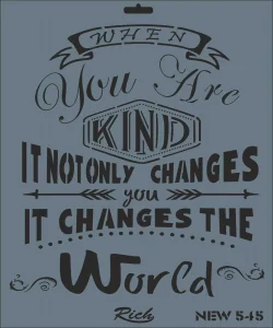 Supertrend Stencil Boyama Şablonu 25x35 cm. NEW-545