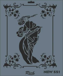 Supertrend Stencil Boyama Şablonu 25x35 cm. NEW-551