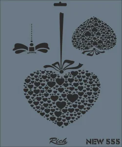 Supertrend Stencil Boyama Şablonu 25x35 cm. NEW-555